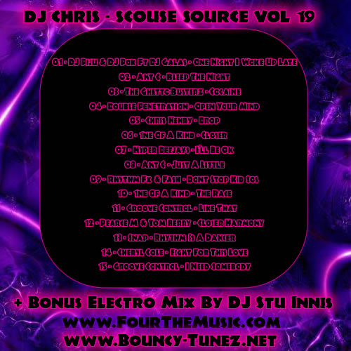 Dj Chris Scouse Source Volume 19 Back