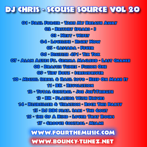 Dj Chris Scouse Source Volume 20 Back