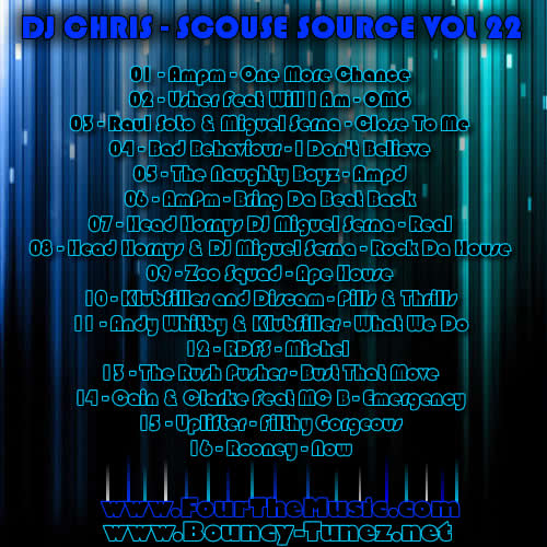 Dj Chris Scouse Source Volume 22 Back