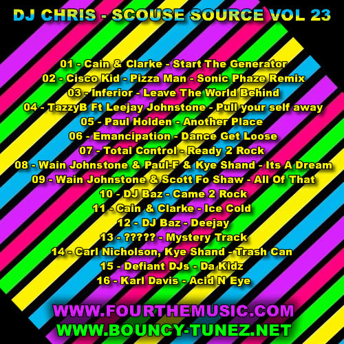 Dj Chris Scouse Source Volume 23 Back