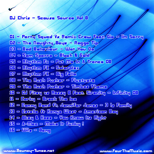 Dj Chris Scouse Source Volume 08 Back